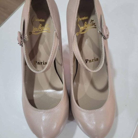 Christian Laboutin "Daffodile" Platform Heels - Picture 3 of 5